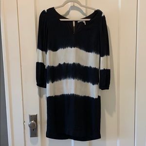 Anthropologie black and Off white dress. Size 2